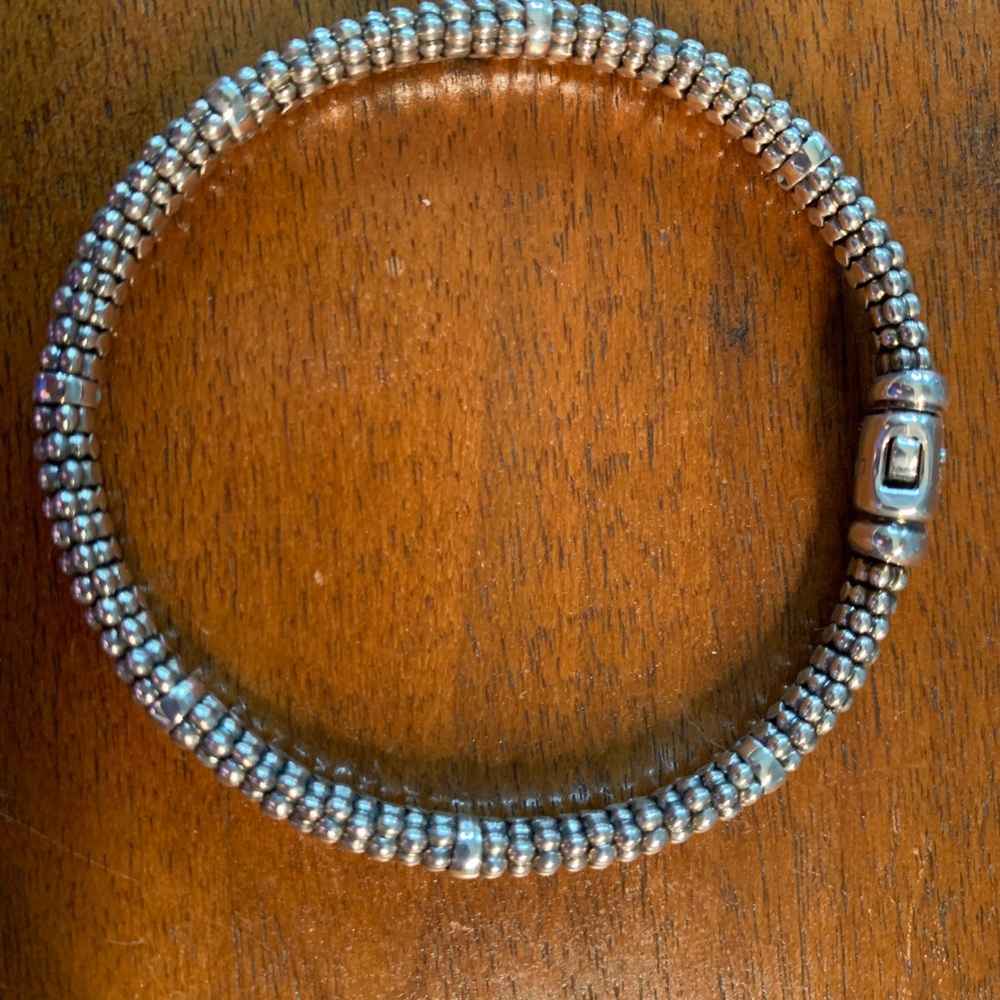 Lagos signature caviar beaded rope bracelet